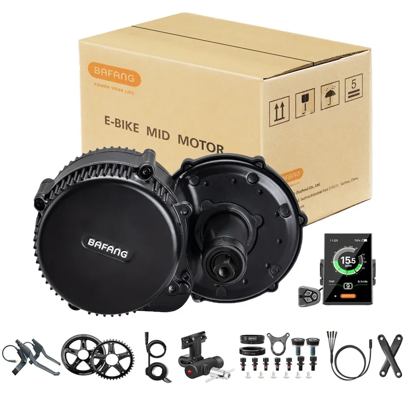 BAFANG BBSHD BBS01 BBS02B BBS02 BBS01B Electric Bike Mid Drive Motor Kit 1000W 750W 500W 350W 250W 48V 36V for Ebike Conversion